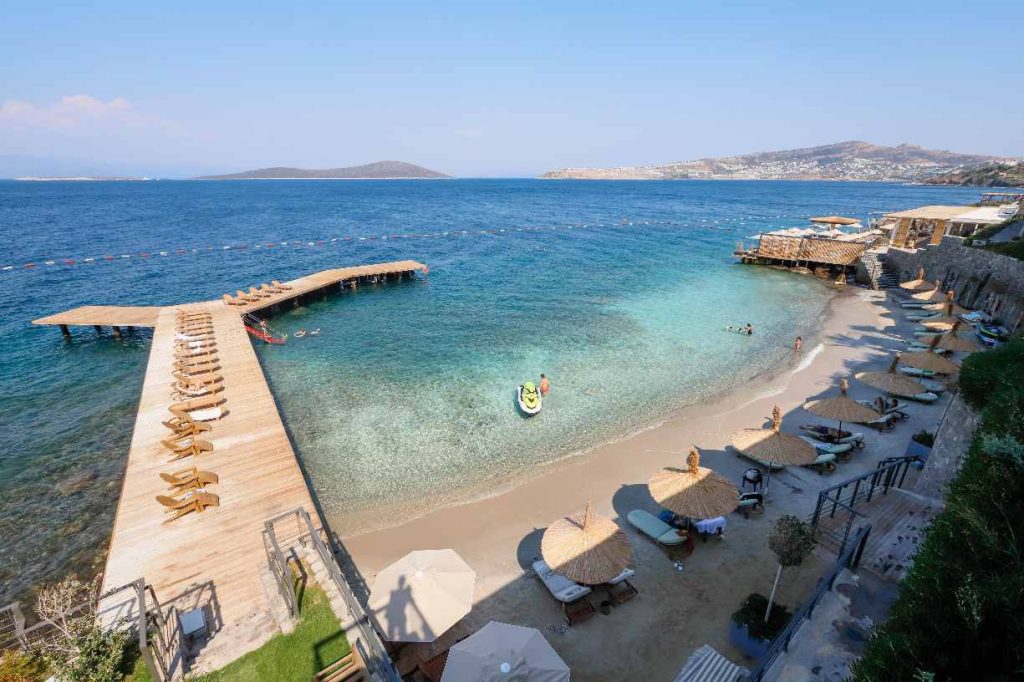 sebamare bodrum beach view