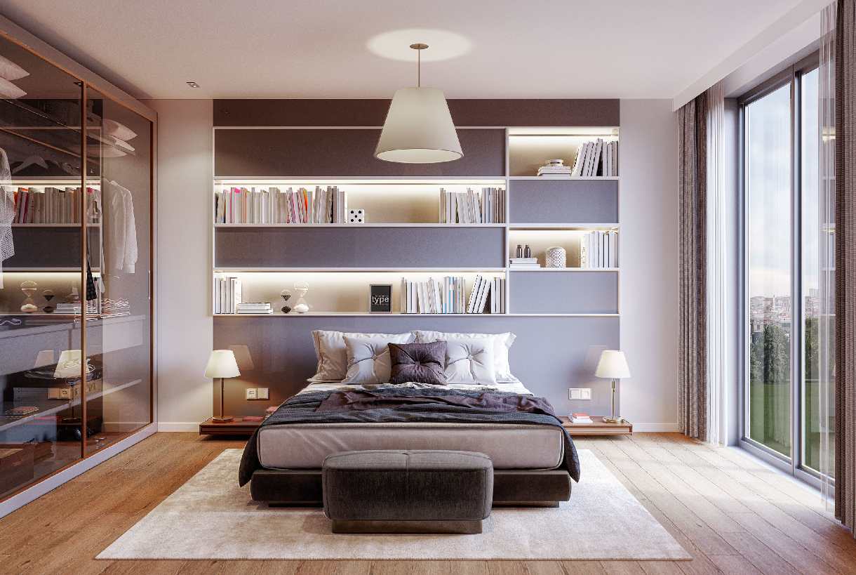 flat24 istanbul master bedroom
