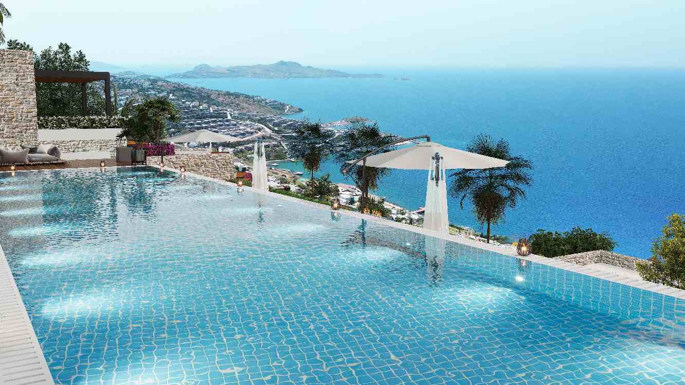 the most bodrum infinity pool